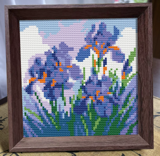 Cross-stitch kit - Iris at Kleines Glück in Magdeburg