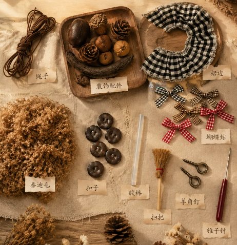DIY-Sets Hülsenfrucht-Puppe DIY-Set · Qingyao Detail 1 bei Kleines Glück in Magdeburg