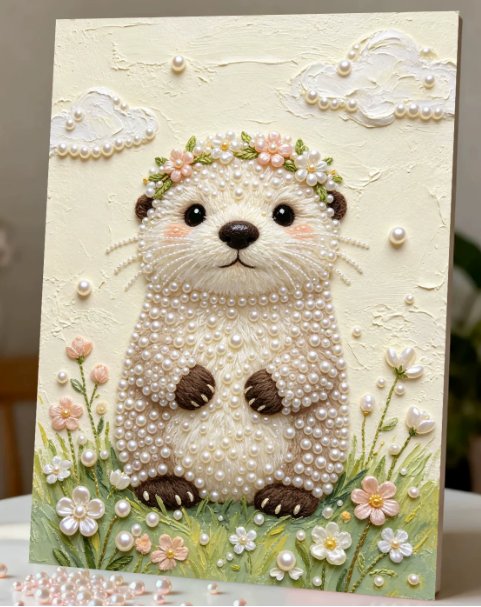 Pearl art · Otter at Kleines Glück in Magdeburg
