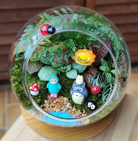 Mini landscape DIY workshop in Magdeburg as a 30-minute creative experience